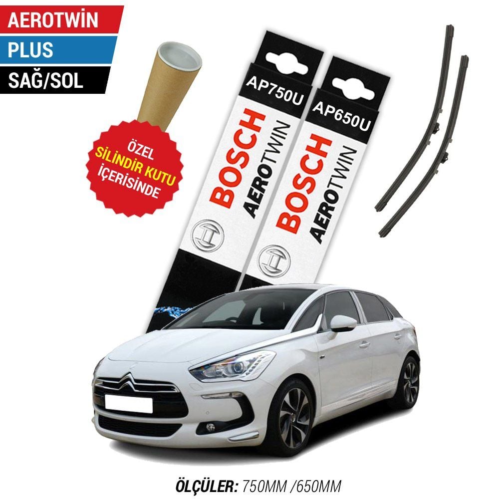 Citroen DS5 Silecek (2011-2015) Bosch Aerotwin Plus
