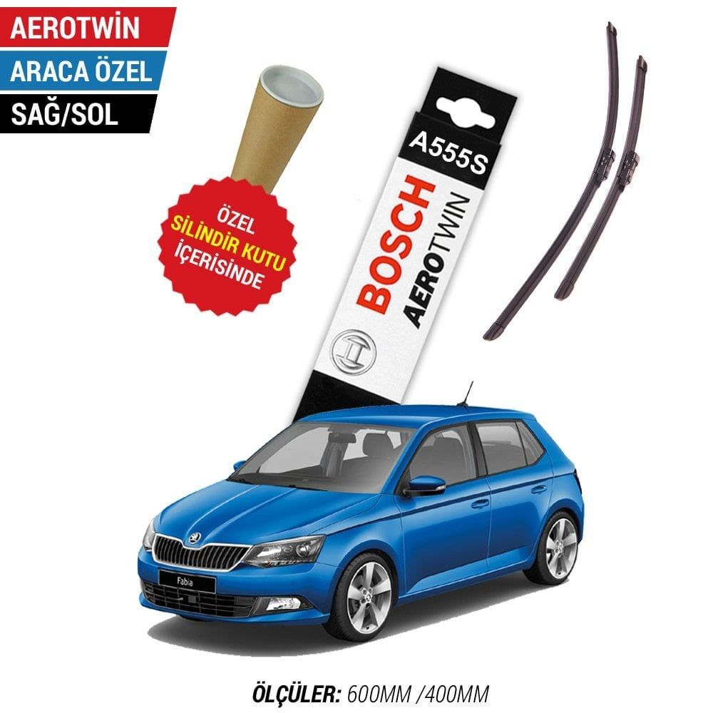 Skoda Fabia Silecek Takımı (2015-2021) Bosch Aerotwin A555S