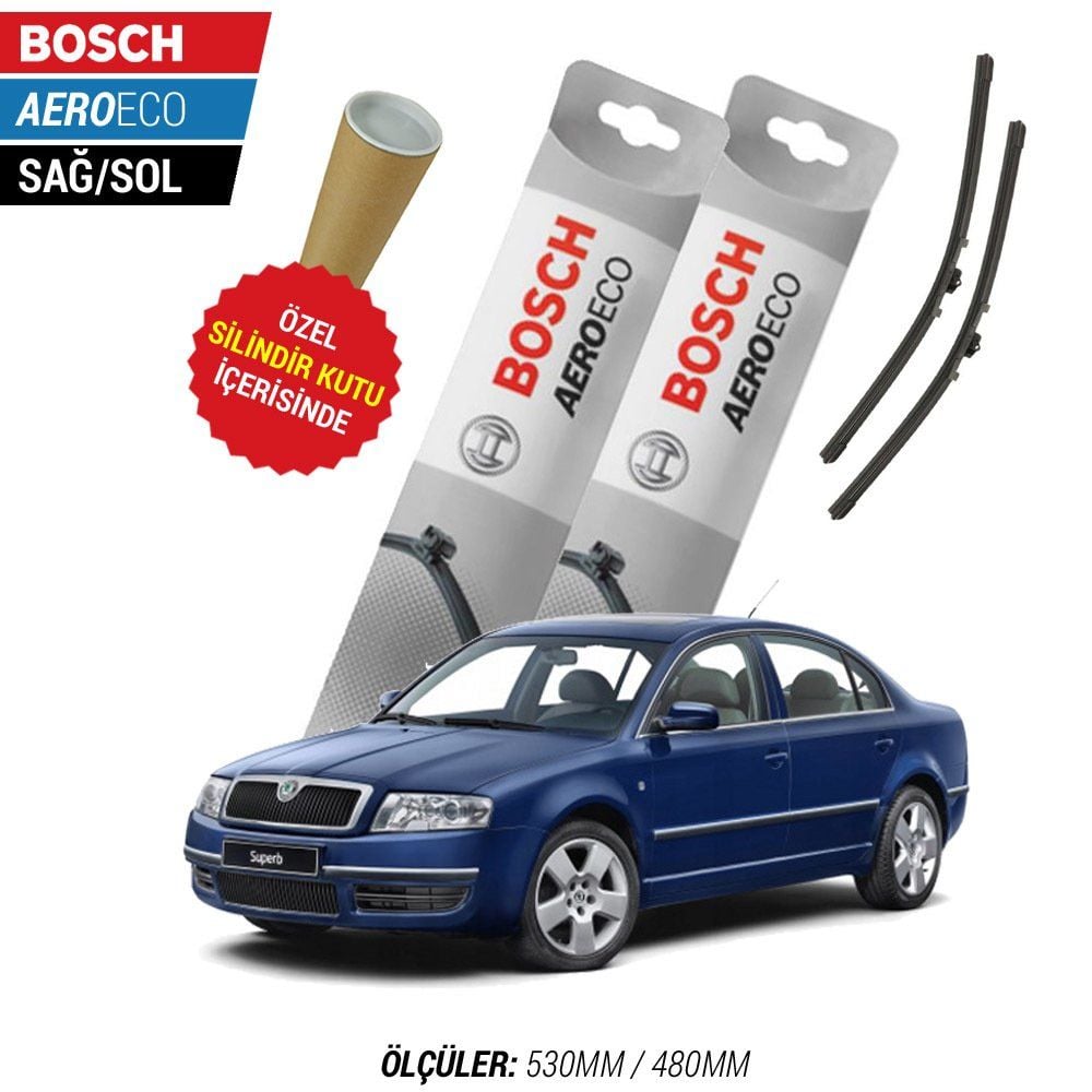 Skoda Superb Silecek Takımı (2005-2008) Bosch Aeroeco