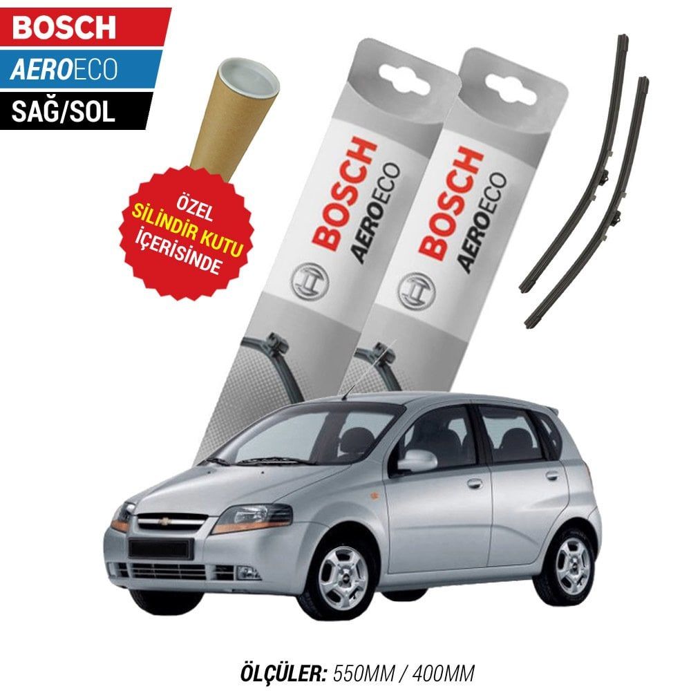 Chevrolet Kalos Silecek Seti (2005-2009) Bosch Aeroeco