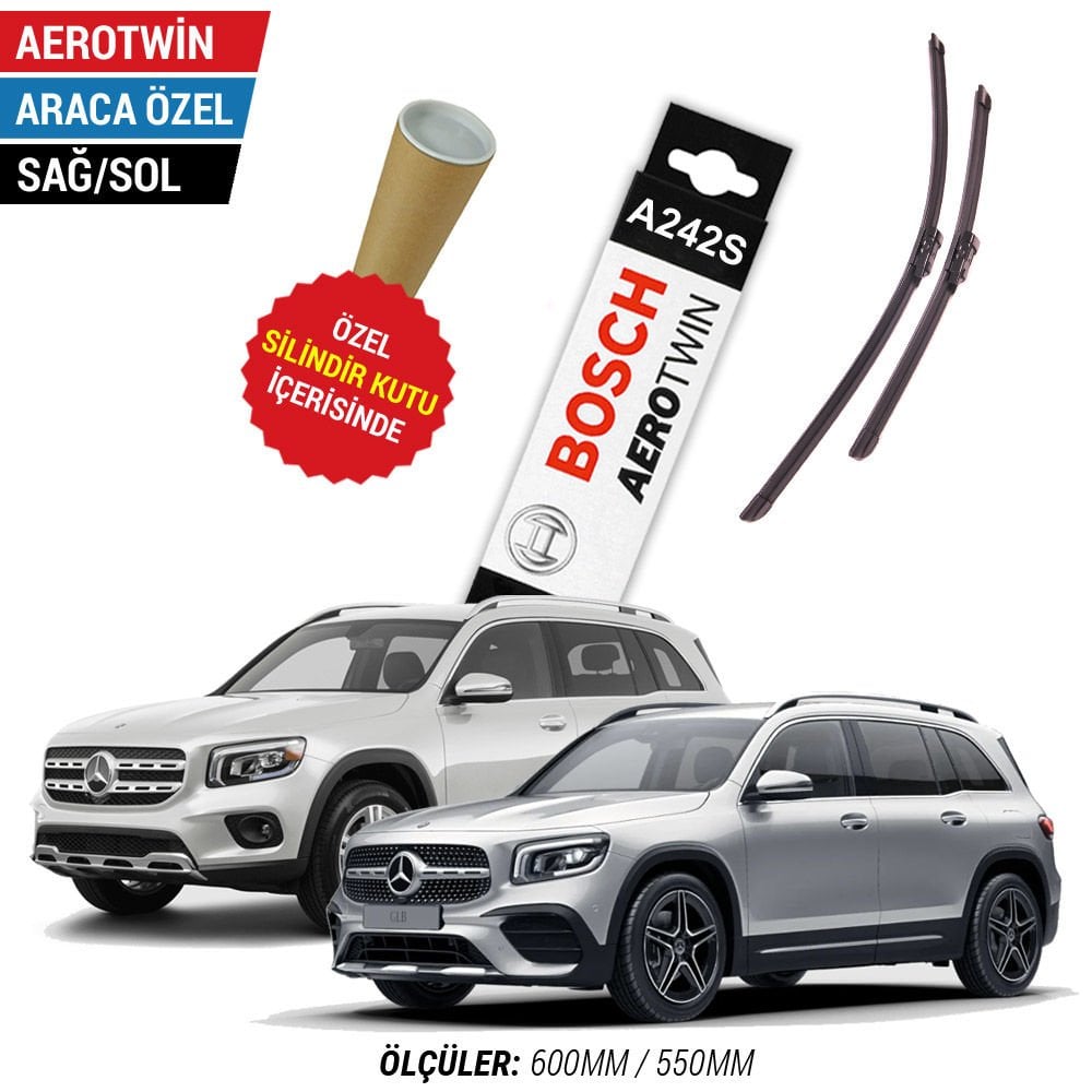 Mercedes GLB Silecek (2020-2025) Bosch Aerotwin A242S