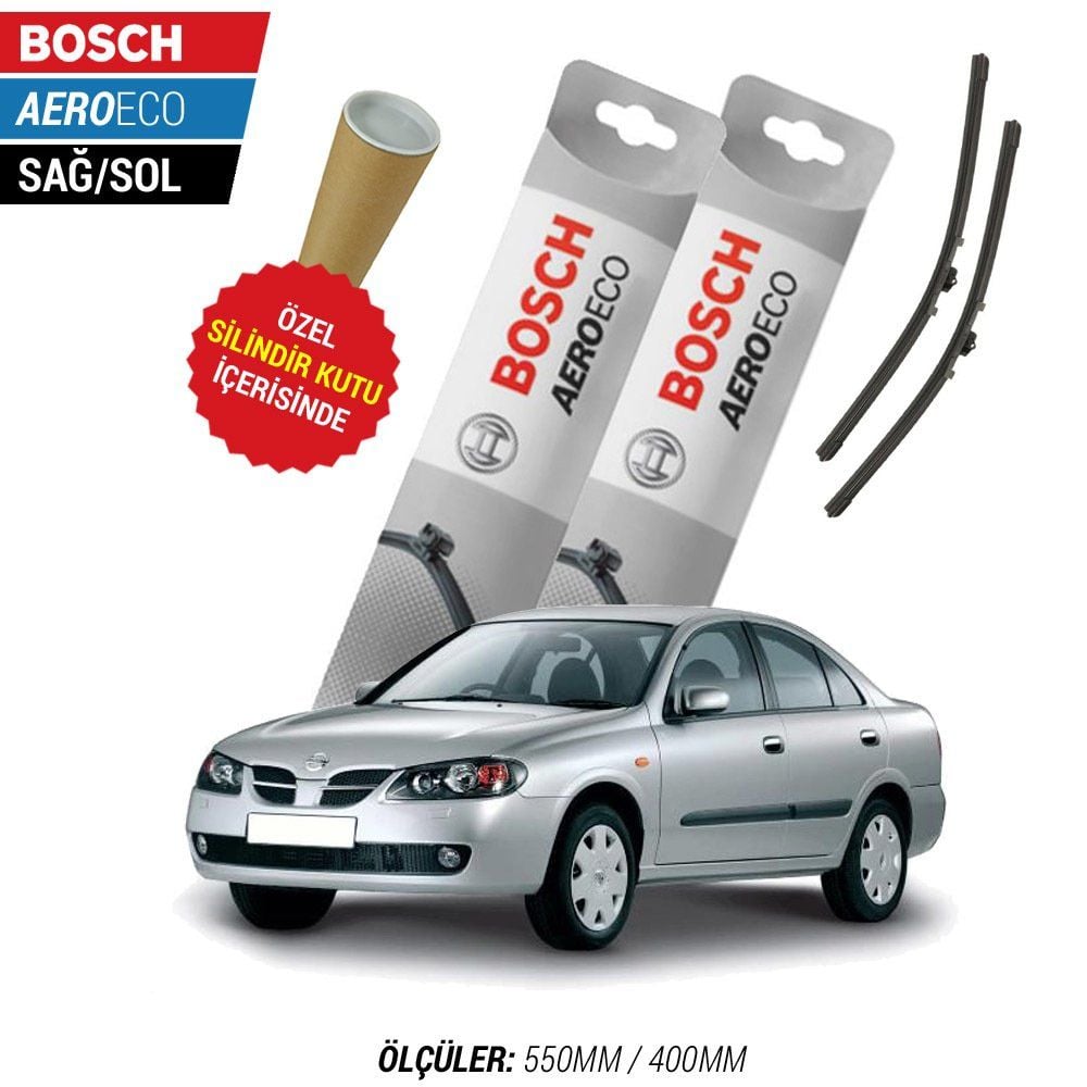 Nissan Almera Silecek Seti (2000-2006) Bosch Aeroeco