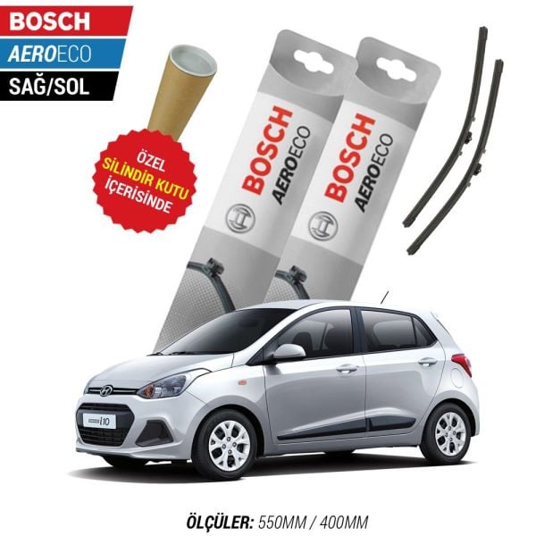 Hyundai i10 Silecek Seti (2008-2019) Bosch Aeroeco