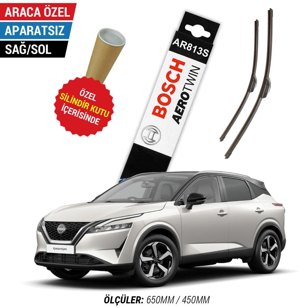 Nissan Qashqai Silecek (2022-2026) Bosch Aerotwin AR813S