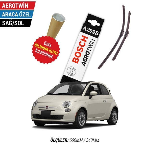 Fiat 500 C Silecek Takımı (2009-2020) Bosch Aerotwin A299S