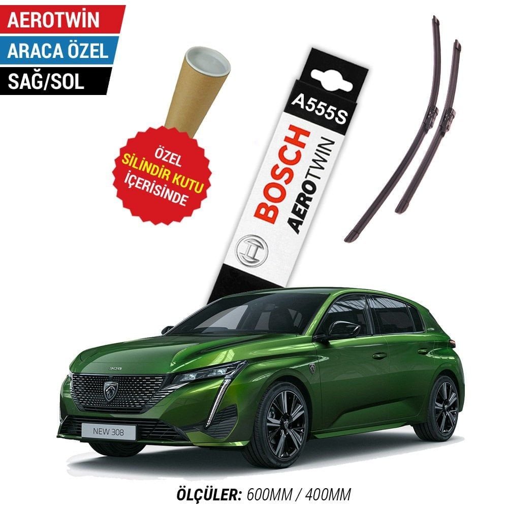 Peugeot 308 Silecek (2022-2024) Bosch Aerotwin A555S