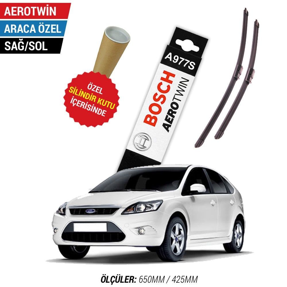 Ford Focus 2 Silecek Takımı (2004-2011) Bosch Aerotwin A977S
