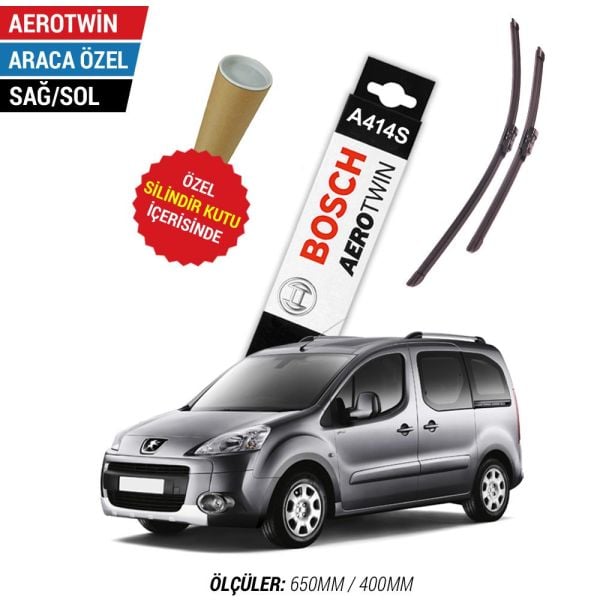 Peugeot Partner Silecek (2010-2018) Bosch Aerotwin A414S