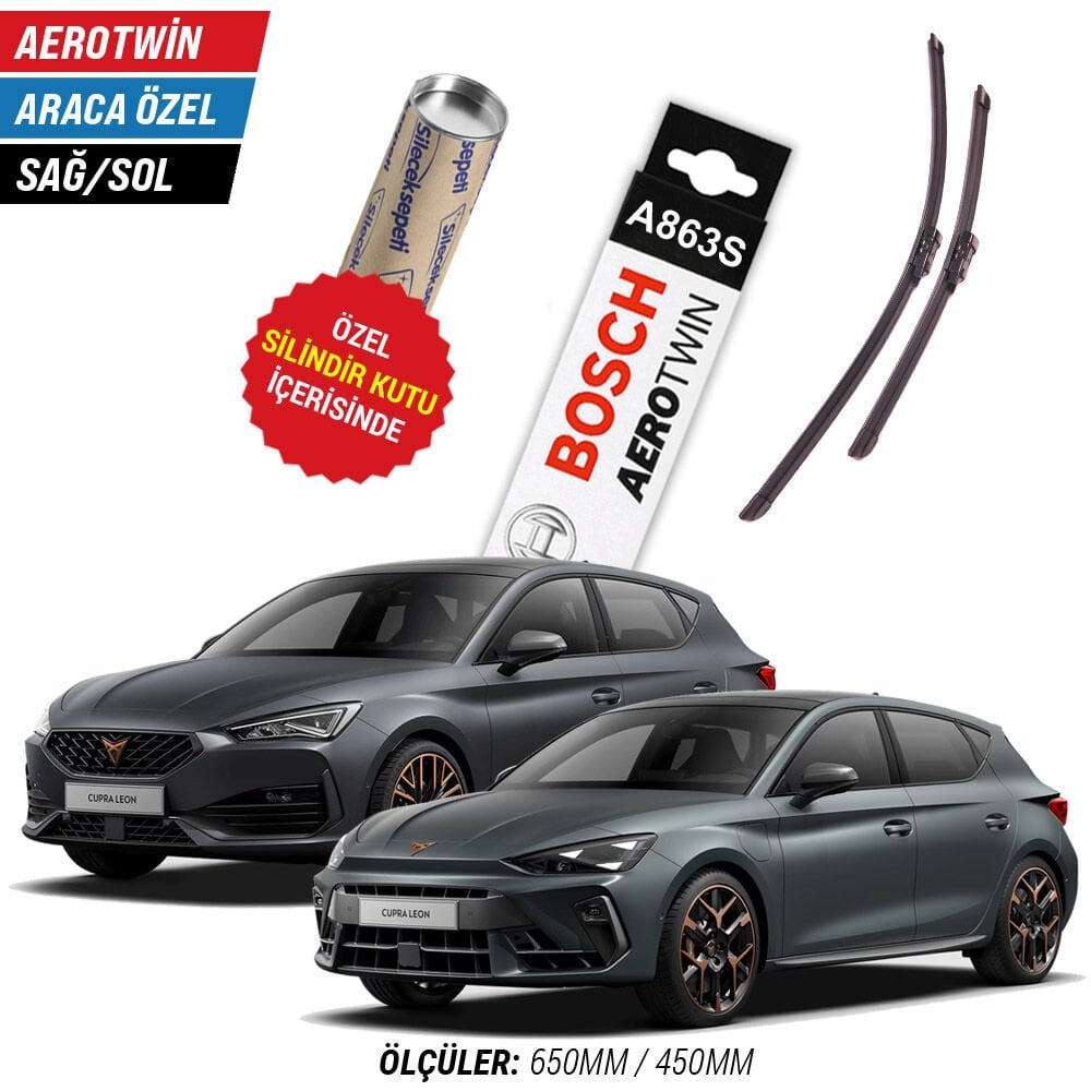 Cupra Leon Silecek (2023-2025) Bosch Aerotwin A863S