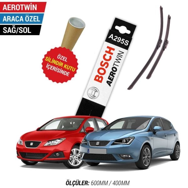 Seat İbiza Silecek Takımı (2009-2016) Bosch Aerotwin A295S