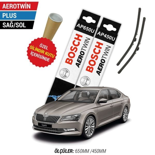 Skoda Superb Silecek Takımı (2015-2024) Bosch Aerotwin Plus