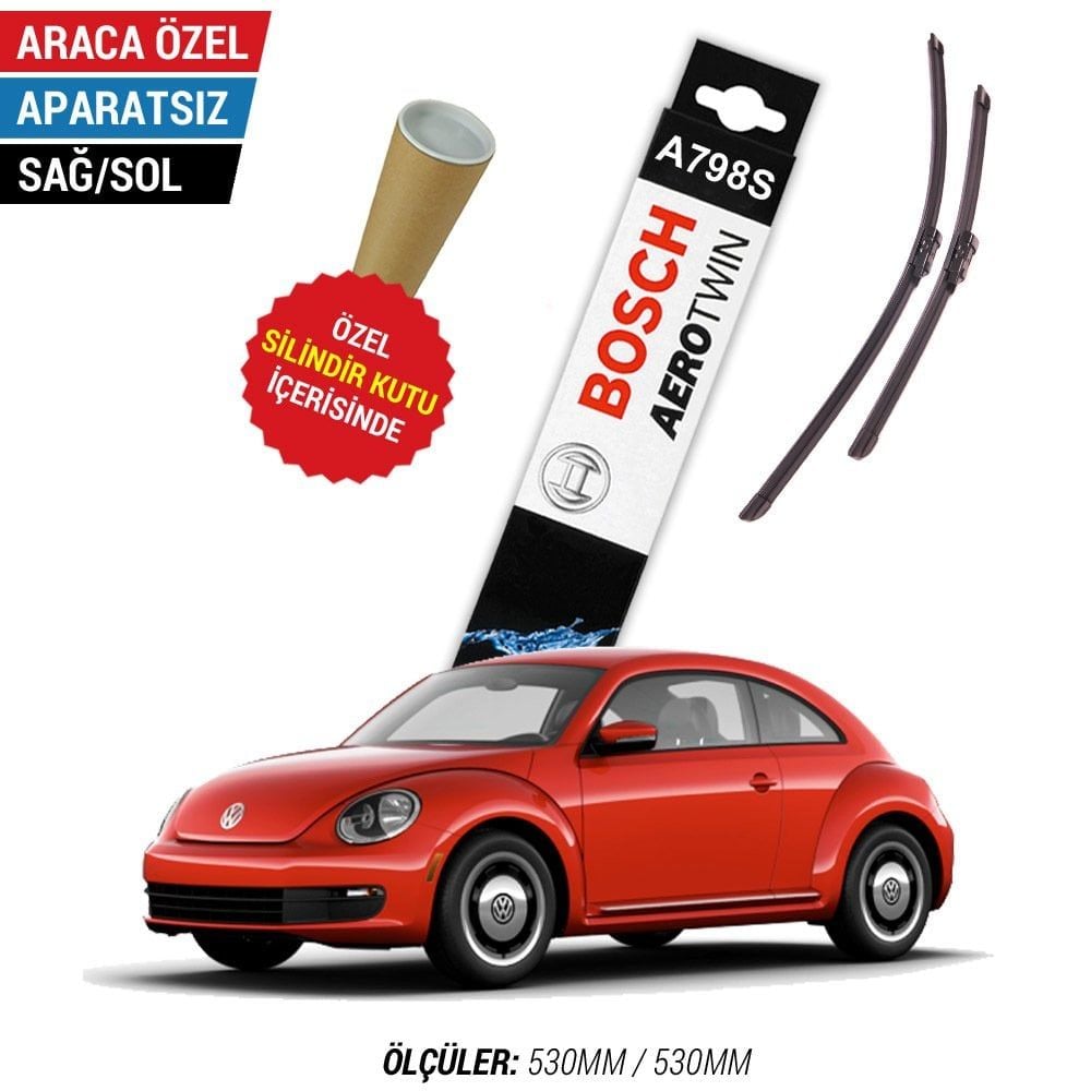 VW Beetle Silecek Takımı (2011-2018) Bosch Aerotwin A798S