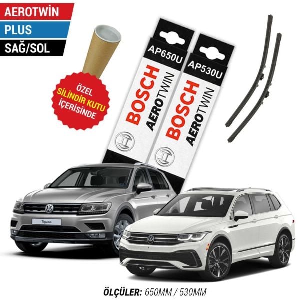 VW Tiguan Silecek Takımı (2016-2023) Bosch Aerotwin Plus