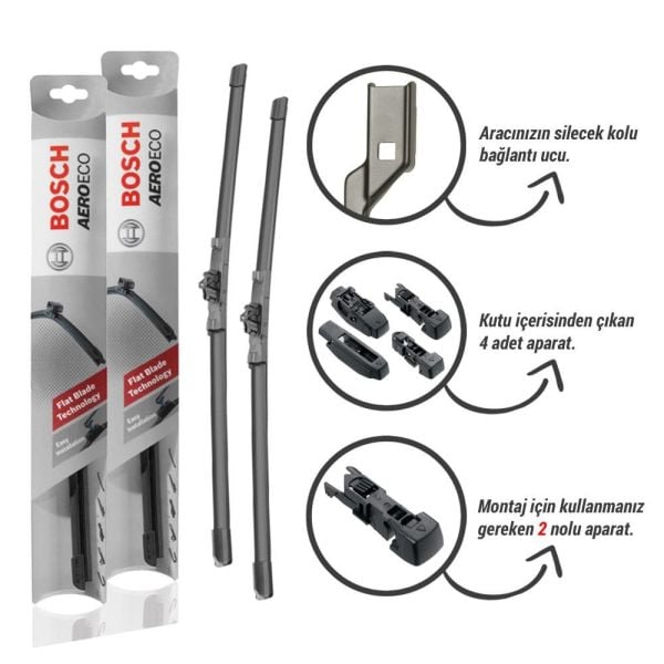 Togg T10X Silecek (2023-2025) Bosch Aeroeco