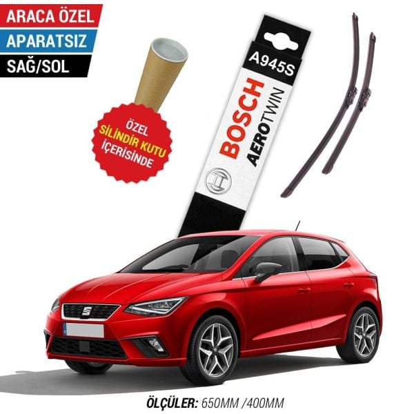 Seat İbiza Silecek Seti (2017-2024) Bosch Aerotwin A945S