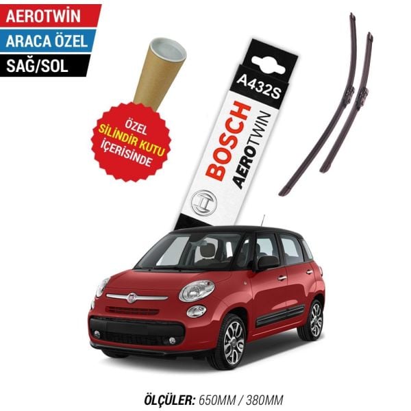 Fiat 500L Silecek Takımı (2013-2017) Bosch Aerotwin A432S