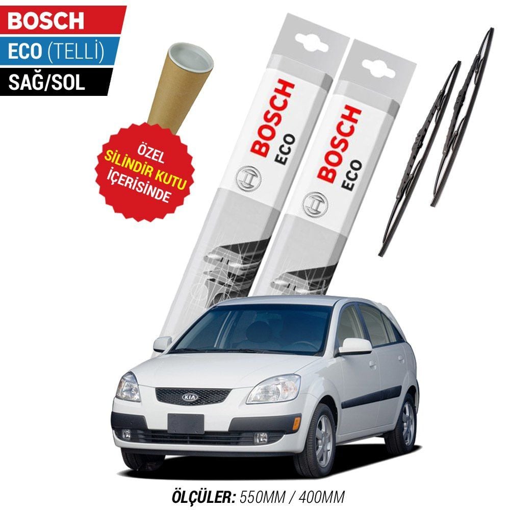 Kia Rio Silecek Takımı (2005-2011) Bosch Eco