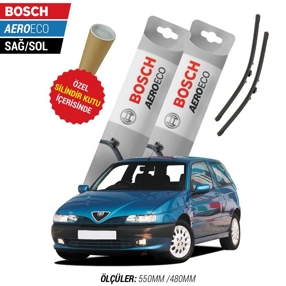 Alfa Romeo 145 Silecek Takımı (1994-1996) Bosch Aeroeco