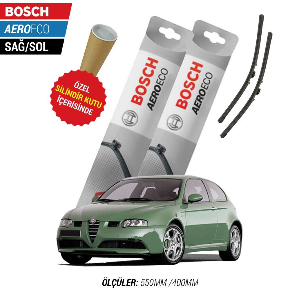 Alfa Romeo 147 Silecek Seti (2000-2005) Bosch Aeroeco