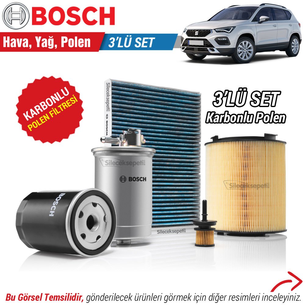 Seat Ateca 1.0 TSI Bosch Filtre Bakım Seti (2016-2020)