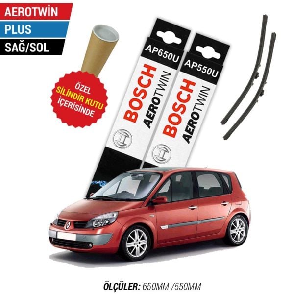 Renault Scenic Silecek Takımı (2006-2009) Bosch Aerotwin Plus