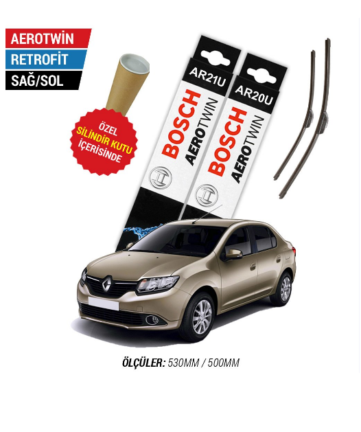 Renault Symbol Silecek (2013-2016) Bosch Aerotwin Retrofit