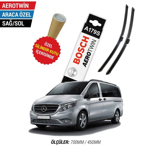 Mercedes Vito Silecek Seti (2015-2024) Bosch Aerotwin A179S