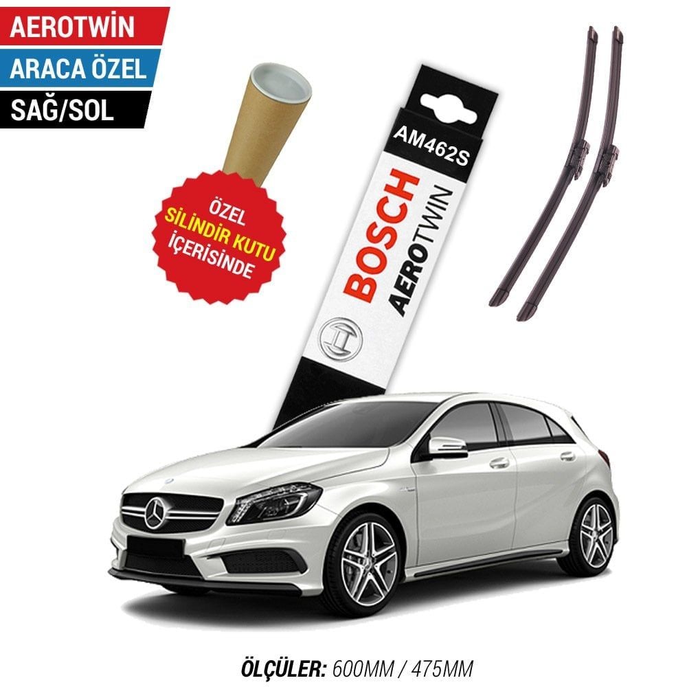 Mercedes A W176 Silecek Seti (2012-2015) Bosch Aerotwin AM462S