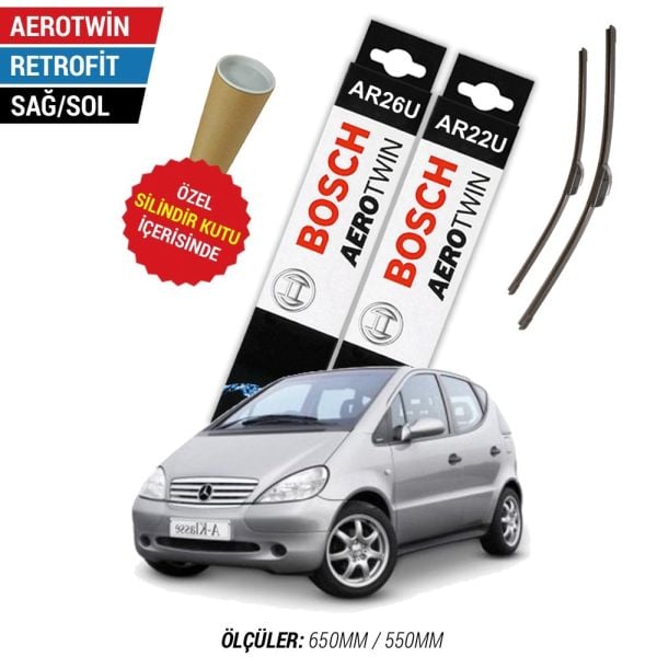 Mercedes A160 Silecek Takımı (1998-2004 W168) Bosch Aerotwin