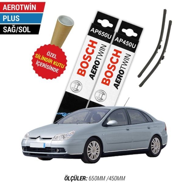 Citroen C5 Silecek Takımı (2005-2007) Bosch Aerotwin Plus