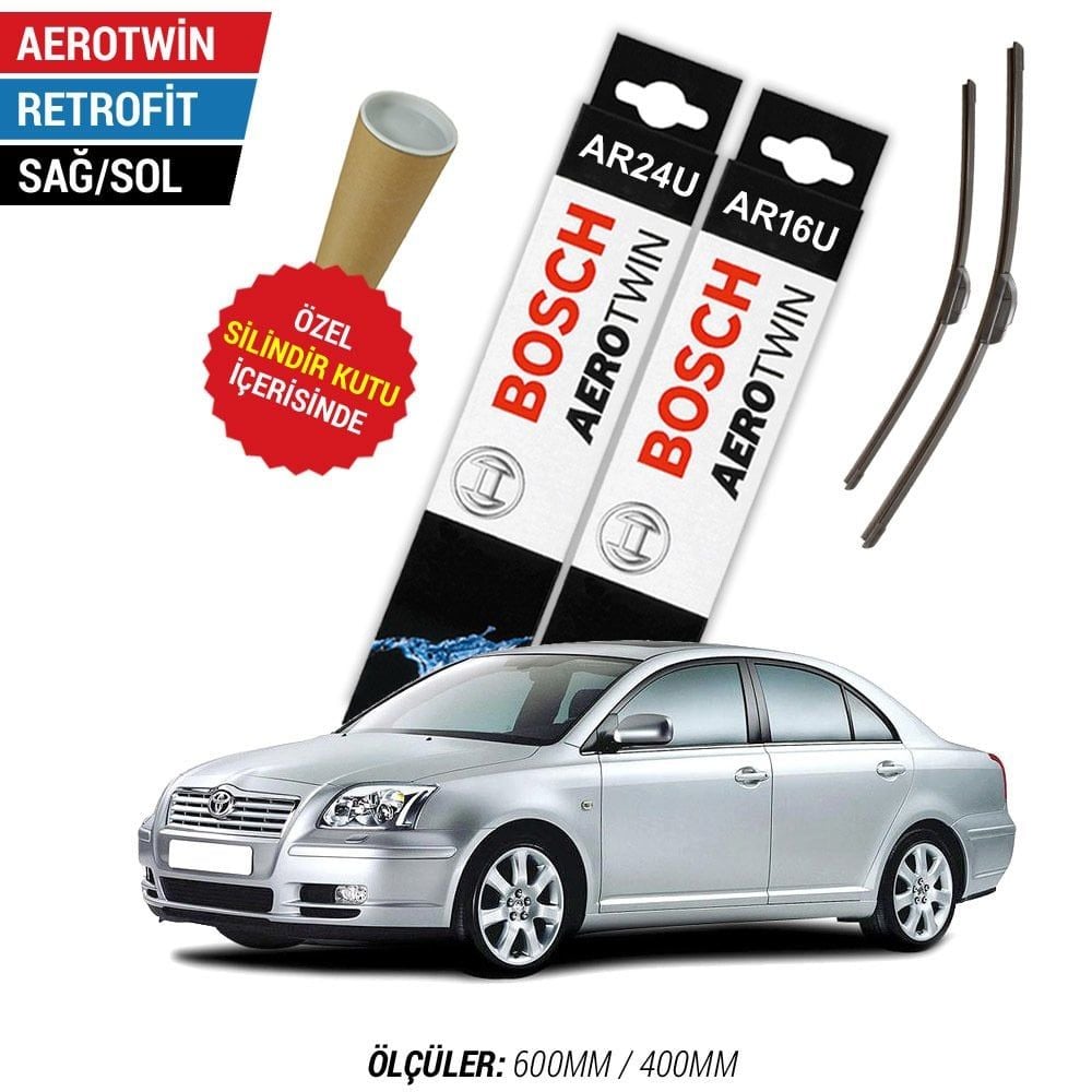 Toyota Avensis Silecek Takımı (2004-2008) Bosch Aerotwin