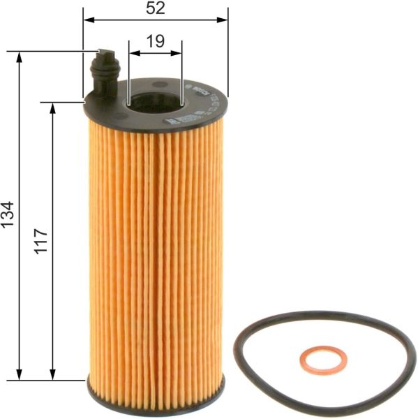 Bmw 116D Bosch Yağ Filtresi (F20 2012-2015) 116HP