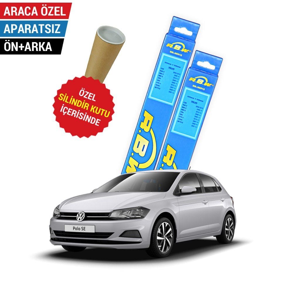 VW Polo Ön Arka Silecek Takımı (2018-2025) RBW
