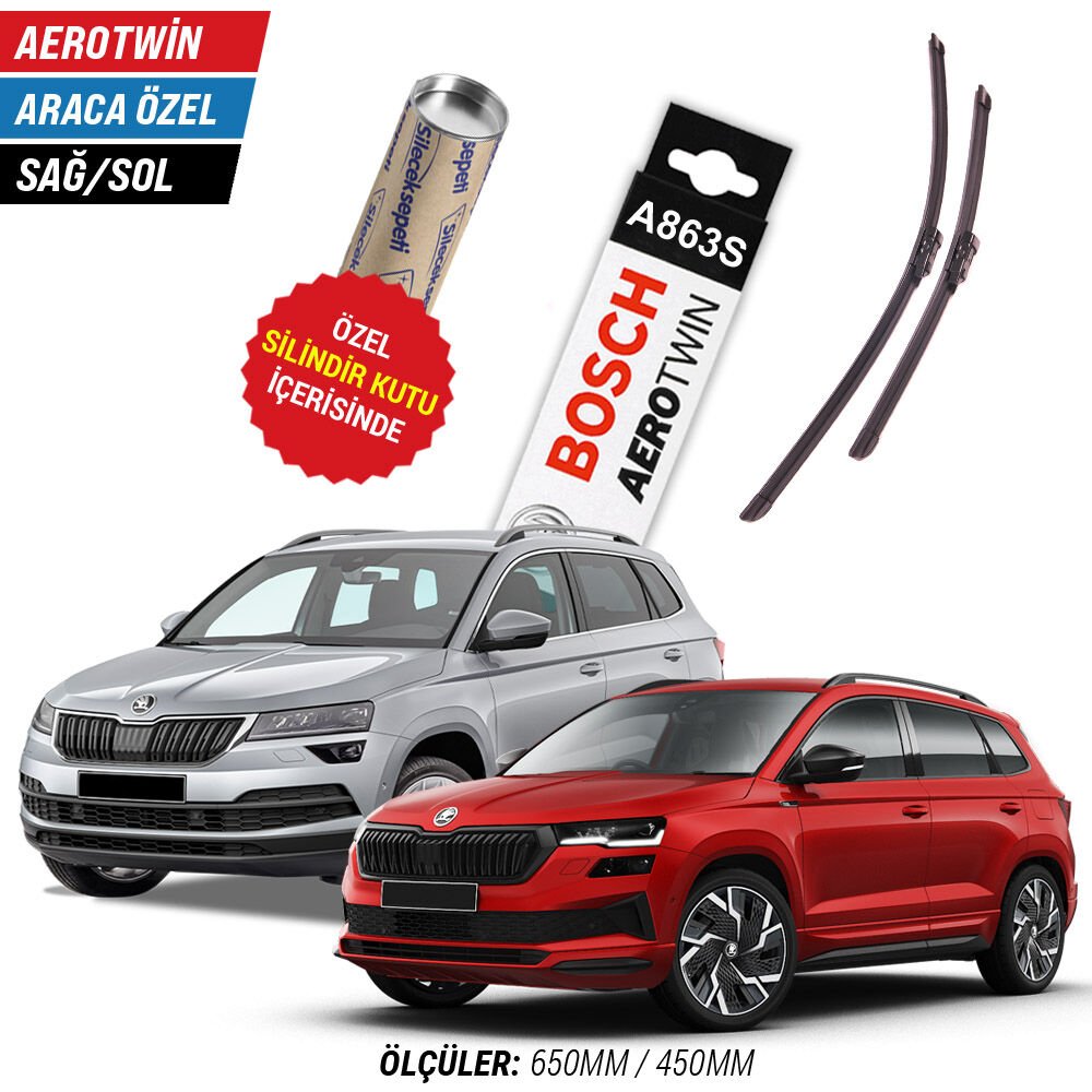 Skoda Karoq Silecek (2018-2025) Bosch Aerotwin A863S