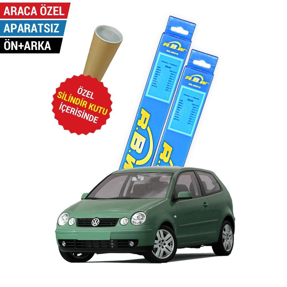 Volkswagen Polo Ön Arka Silecek Takımı (2003-2005) RBW