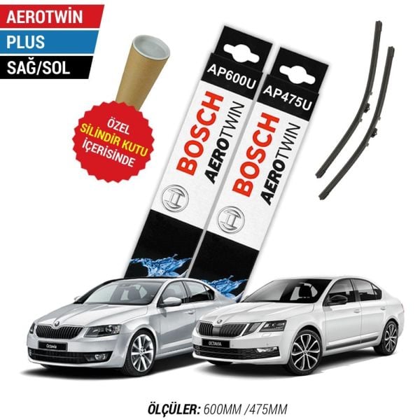 Skoda Octavia Silecek Seti (2013-2019) Bosch Aerotwin Plus
