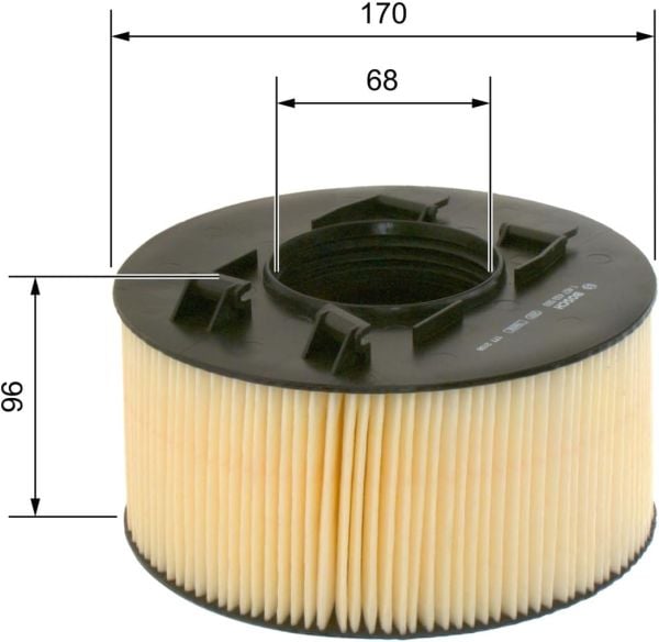 Bmw 316i Bosch Hava Filtresi (E46 2002-2005) 115HP