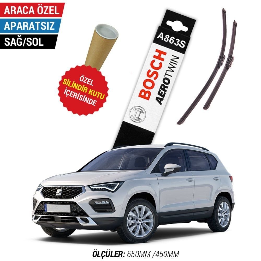 Seat Ateca Silecek Takımı (2016-2024) Bosch Aerotwin A863S