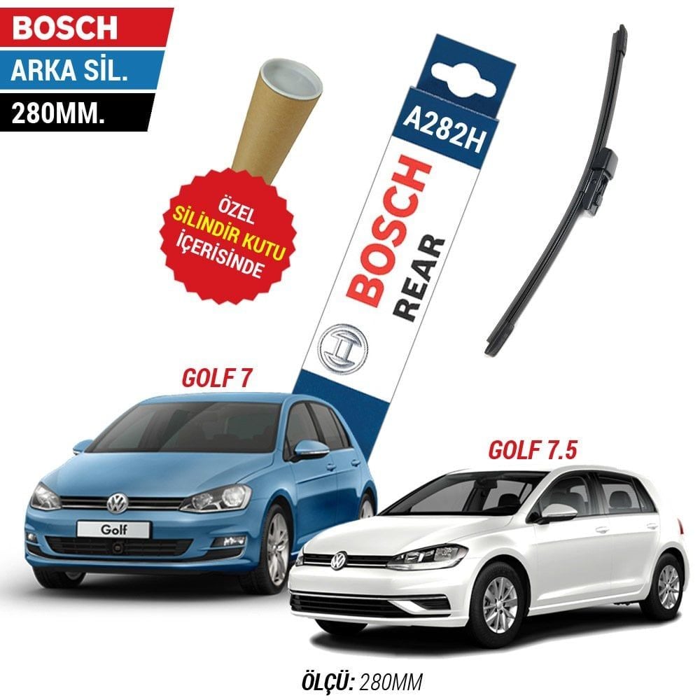 Vw Golf 7 / 7.5 Arka Silecek (2012-2020) Bosch Rear A282H