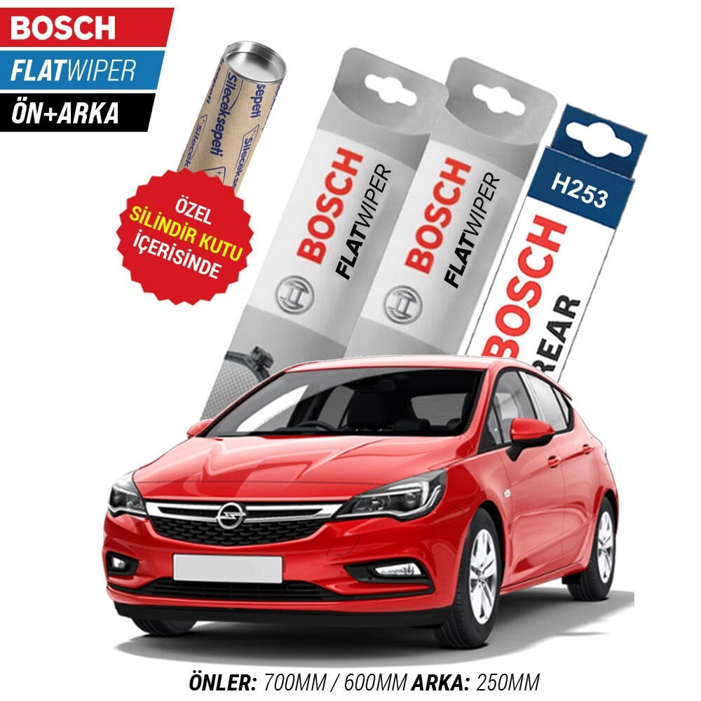Opel Astra K Ön Arka Silecek (2016-2021) Bosch Aeroeco