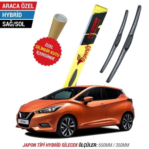Nissan Micra Silecek Takımı (2019-2022) İnwells Hybrid