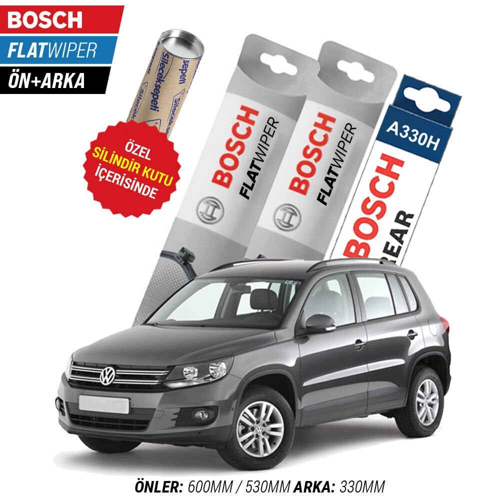 Vw Tiguan Ön Arka Silecek (2007-2015) Bosch Aeroeco