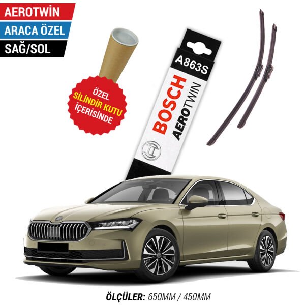 Skoda Superb Silecek (2024-2026) Bosch Aerotwin A863S