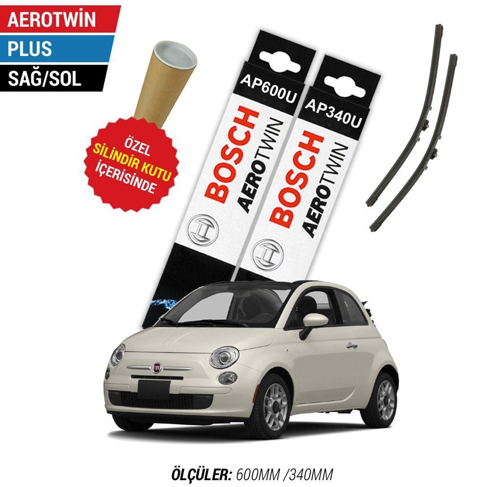 Fiat 500 Silecek (2009-2014) Bosch Aerotwin Plus