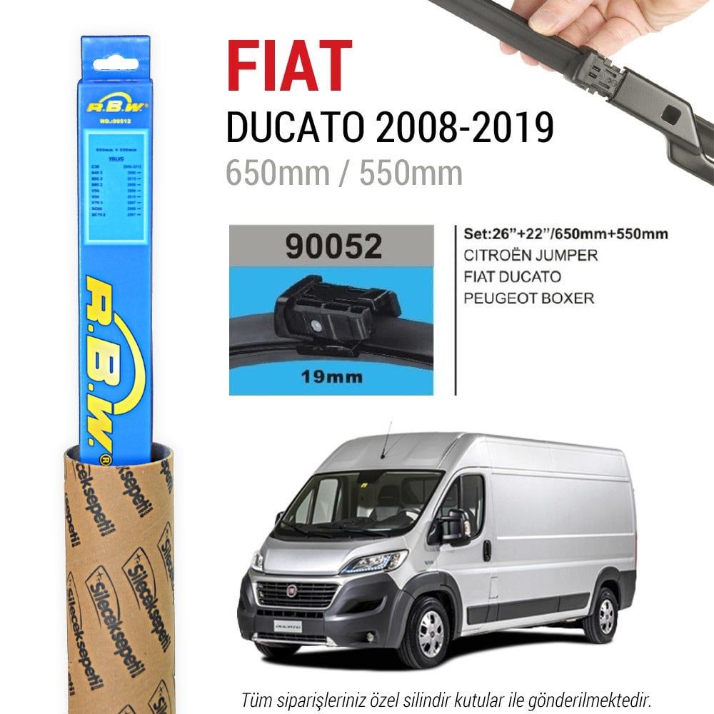 Fiat Ducato RBW Muz Silecek Takımı (2008-2019)