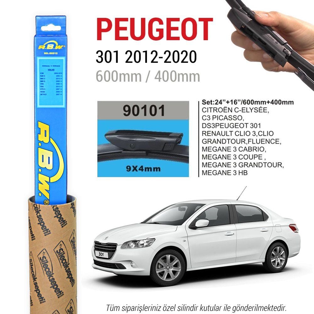 Peugeot 301 RBW Muz Silecek Takımı (2012-2020)