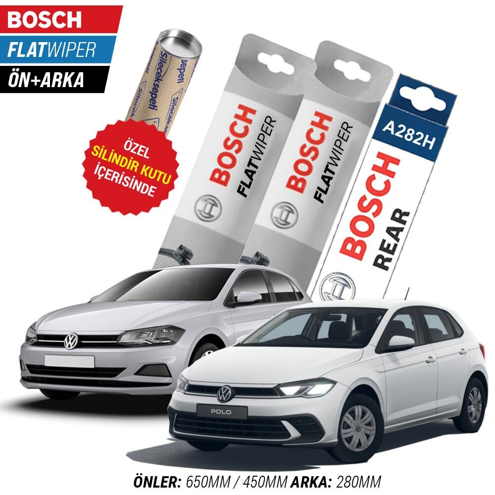 Vw Polo Ön Arka Silecek (2018-2025) Bosch Aeroeco