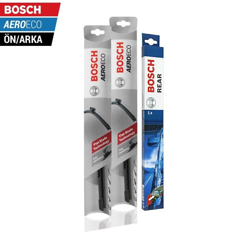 Audi Q3 Ön Arka Silecek (2018-2025) Bosch Aeroeco