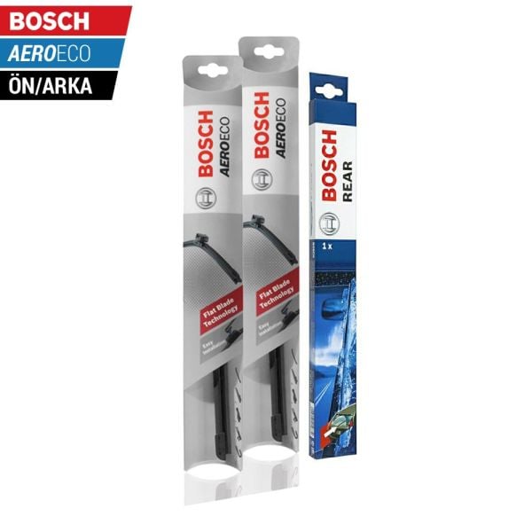 Audi Q3 Ön Arka Silecek (2018-2025) Bosch Aeroeco