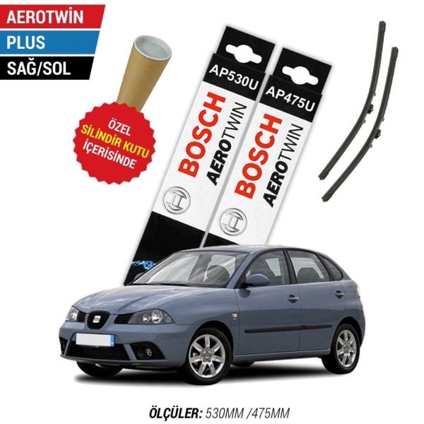 Seat İbiza Silecek Takımı (2006-2009) Bosch Aerotwin Plus